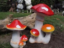 PILZ Pilze Deko Figur