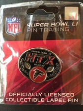 SUPER BOWL LI 51 PIN HTX ATLANTA FALCONS VERSION HOUSTON TEXAS NFL FOOTBALL