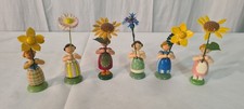 6 Blumenkinder mit Blume Blank