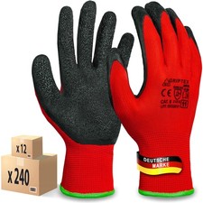 MK-Glove Abriebfest Arbeitshandschuhe - Garten- und Montagehandschuhe mit Latex