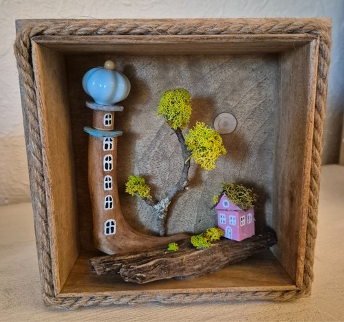 Holz deko holzkunst insel - holz,