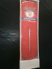 Vintage - Blech- Metallschild *Brandt MARKENZWIEBACK* mit Thermometer OVP.