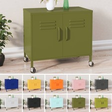 Metall Lagerschrank Rollschrank Rollwagen Aktenschrank Büroschrank 60x35x56 cm