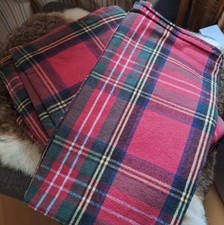 Winterflanell-Weihnachtsbettwäschegarnitur, 135x200, rot/grün 