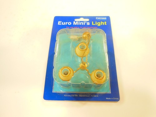 Euro mini leuchte - euro, puppenhaus