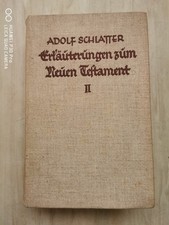 Adolf Schlatter Erläuterungen