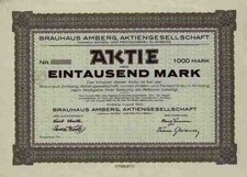 Brauhaus Amberg 1923 Sulzbach