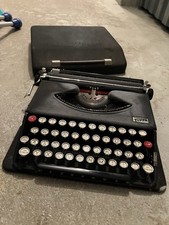 Gossen Tippa Reiseschreibmaschine, Vintage, Schwarz