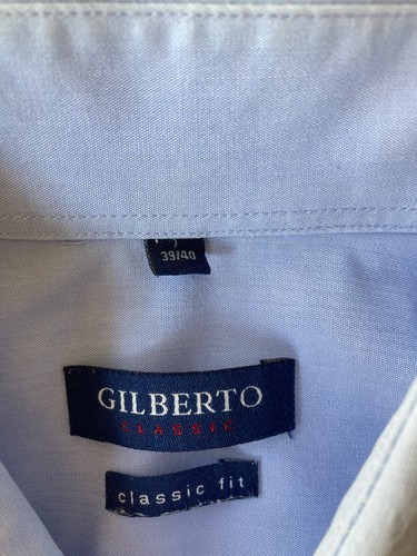Gilberto kurzarm blau - -,