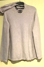 GRAUE STRICK JACKE MIT KAPUZE GR S von S OLIVER