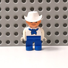 Lego Duplo Figur Mann Cowboy mit Hut