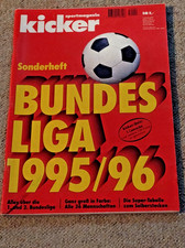 Kicker Sonderheft Bundesliga 1995/1996 / mit Stecktabelle