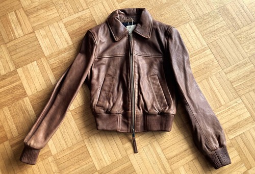 Mango lederjacke lederblouson - mango,