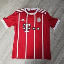 Trikot Adidas Fußball FC Bayern München Saison 2017/2018 Größe XL  Rot Weiß Gut