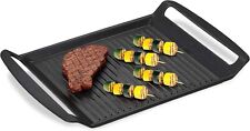 Grillplatte Grillpfanne Teppanyaki-Platte Bratplatte 26x39cm Gebraucht Gut R2810