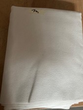 Molton stoff weiss breit - 3m,