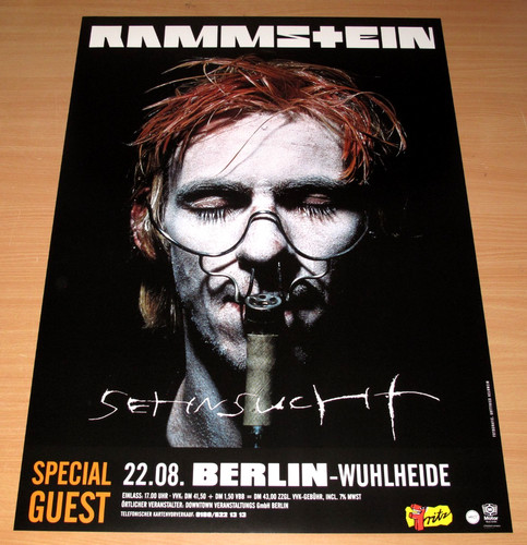 Rammstein konzert berlin 1997 - konzert,