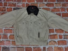 *DIESEL INDUSTRY JEANS VINTAGE DENVER WINTER JACKE*BEIGE SCHWARZ*GR: L*TIP TOP