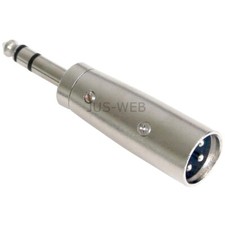Audio Adapter XLR Stecker auf