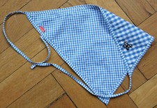 Mädchen Oilily kariert vichy Karo Kopftuch nie getragen Tuch Dreiecktuch