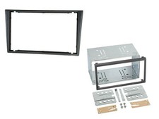 Einbaurahmen Set Doppel DIN Autoradio für Opel Combo C Corsa C Meriva Tigra rauc