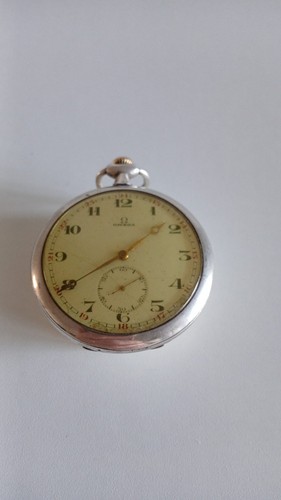 Omega taschenuhr silber - omega,