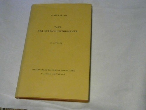 Taxe der streichinstrumente - streichinstrumente,