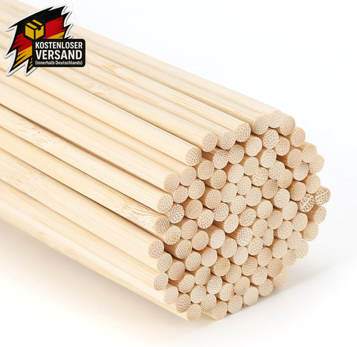 100 holzstäbe basteln bambus - 100,