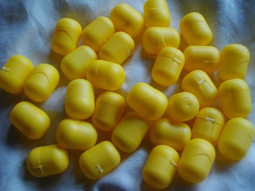 Leere eier kapseln - -,