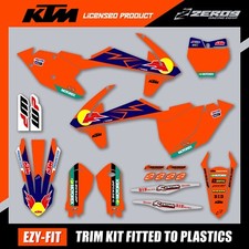 KTM Grafik montiert auf Kunststoff SX SXF XC XCF 2016 -2018
