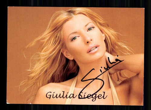 Giulia siegel autogrammkarte - giulia,