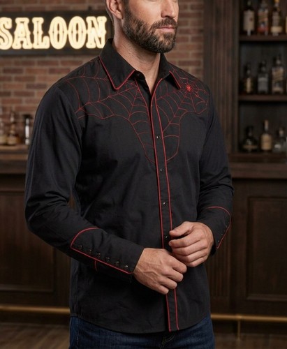 Scully men black long - scully, long-sleeve