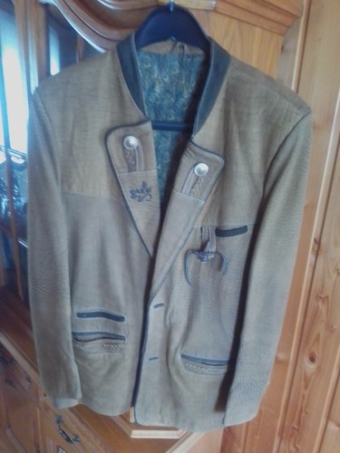 Leder trachten jacke herren - leder,