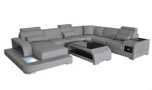 Ledersofa wohnlandschaft - ledersofa,