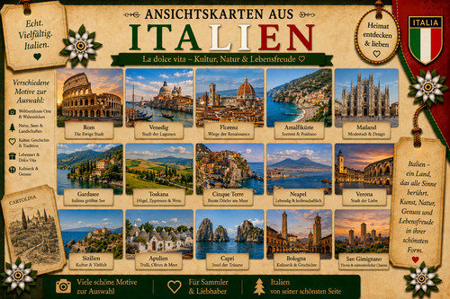 Schöne ansichtskarten italien - schöne,