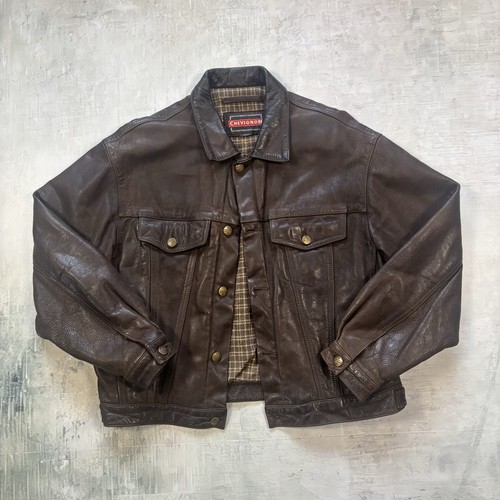 Chevignon lederjacke trucker - chevignon, m