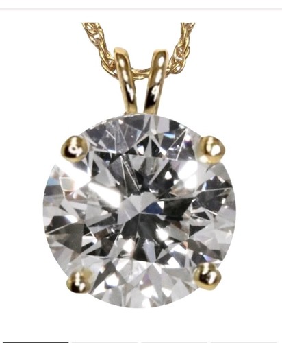 14k gelbgold solitär - „14k,