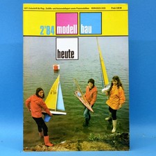 Modellbau heute 2 1984 GST DDR Flugmodell Schiffsmodell Bauplan Fesselflugmodell