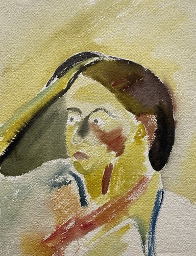 Naiver expressionist frau - naiver,