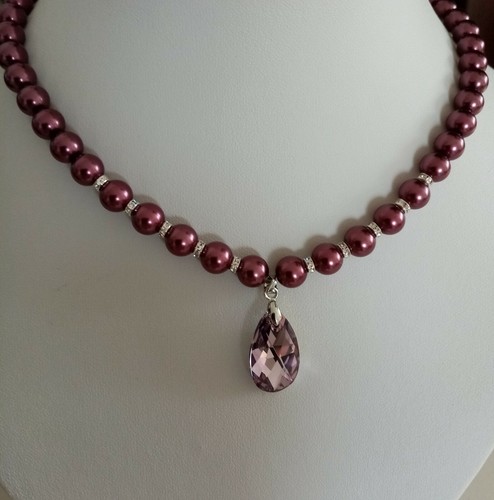Perlen collier swarovski - perlen,