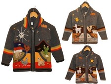 Kinder Strickjacke Grau