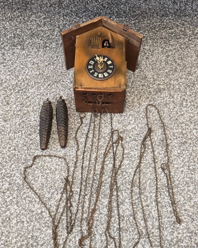 Vintage kuckucksuhr mit - vintage,