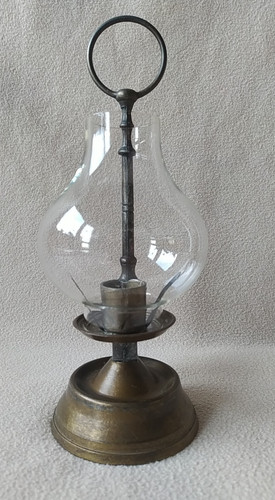 Kerzenhalter messing glas - messing,