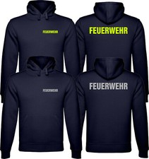 Feuerwehr Hoodie Pulli Reflektierend Versch. Farben Beamte Berufsbekleidung
