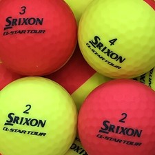 38 GOLFBÄLLE/LAKEBALLS SRIXON Q-STAR TOUR DIVIDE ROT/GELB AAAA