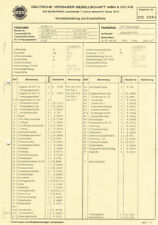Datenblatt Einstelldaten Solex 34 PICT-3 / 34PICT3 Vergaser - VW Kübel / Typ 181