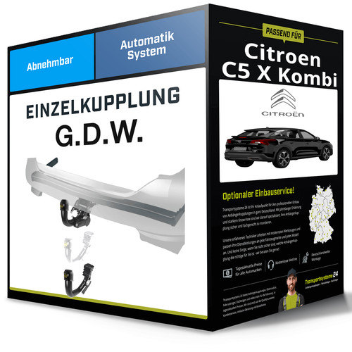 Abnehmbare anhängerkupplung - abnehmbare,