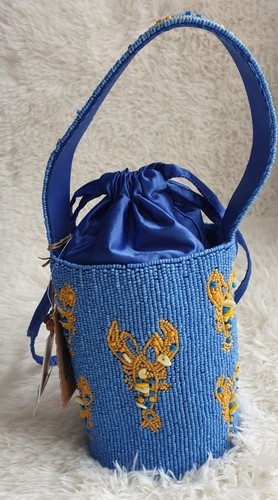 Virale beaded bag lobster - virale,