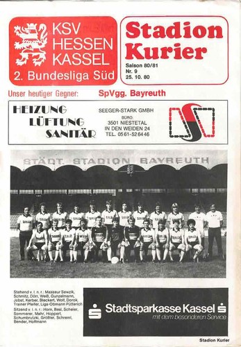 Fussball programmheft 80 - ,