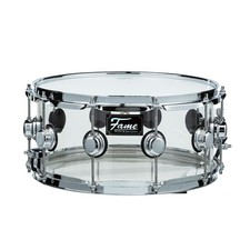 Fame Crystallica Snare 14"x6,5" Clear Acryl - Snare Drum
